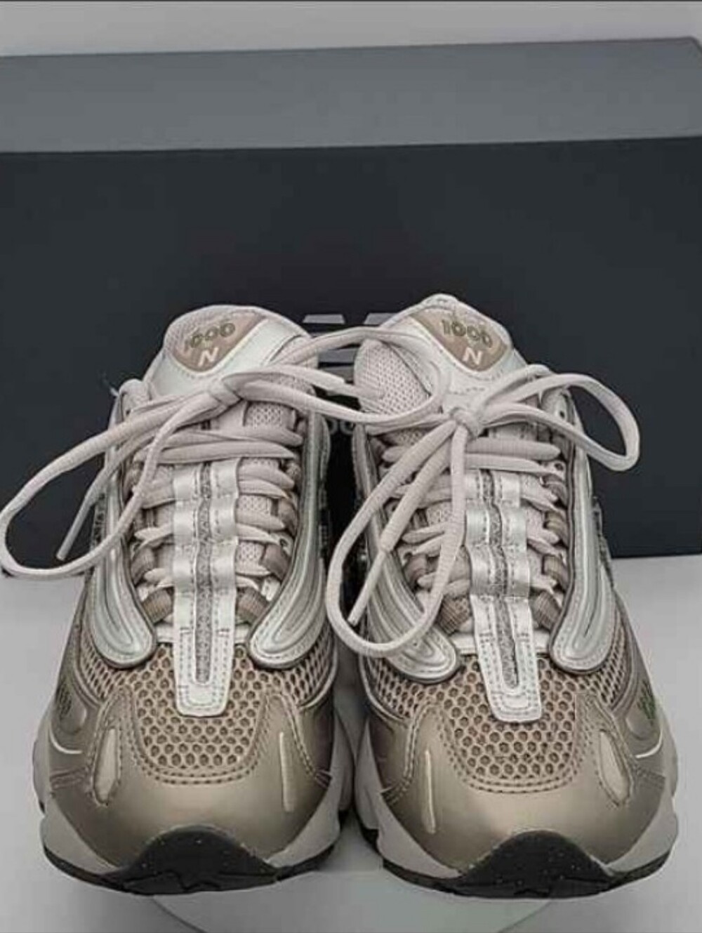 New Balance 1000 Arid Stone/Lt slv met, Women's 6.5/Men's 5 shoes NIB - Picture 7 of 9